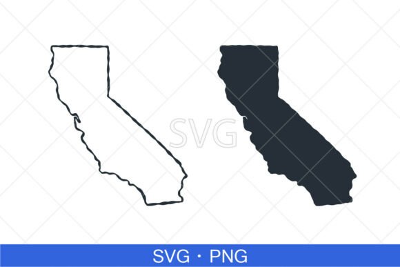 California State Map SVG