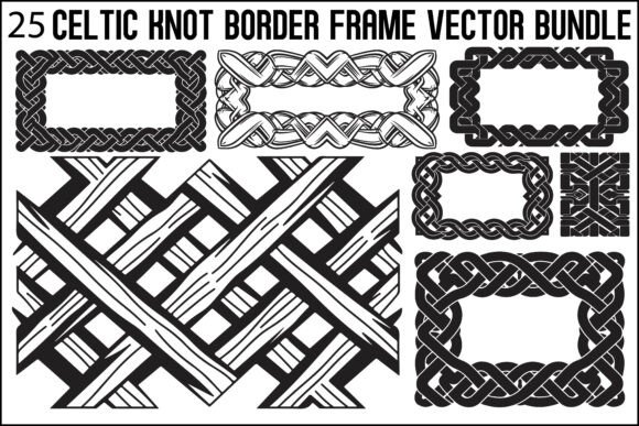 Celtic Knot Border Graphics for Branding