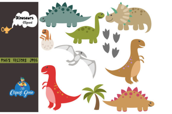 Dinosaurs Clipart Bundle