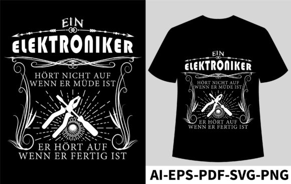 EIN ELEKTRONIKER HÖRT, Germany T-shirt
