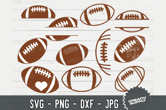Football Svg Bundle for Crafts and Graphics
