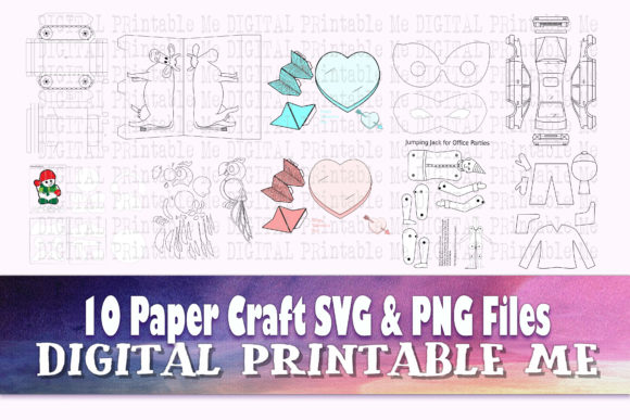 Paper Crafts for Kids Graphics for Kdp Interiors
