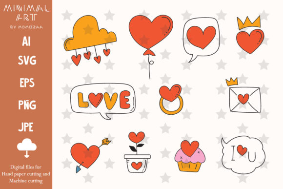 Valentine s Day Love Card Graphics for Local Branding
