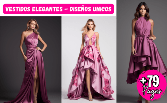 VESTIDOS ELEGANTES - DISEÑOS UNICOS